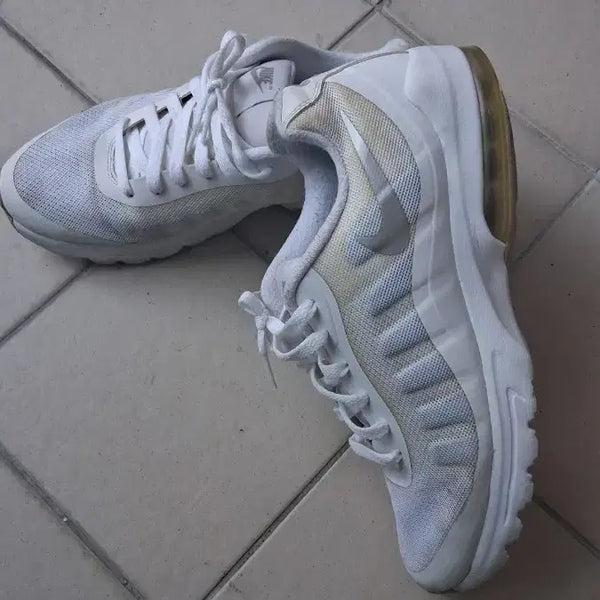 [BUNJANG] Nike Air Max White Sneakers / 나이키 에어맥스 흰색 운동화