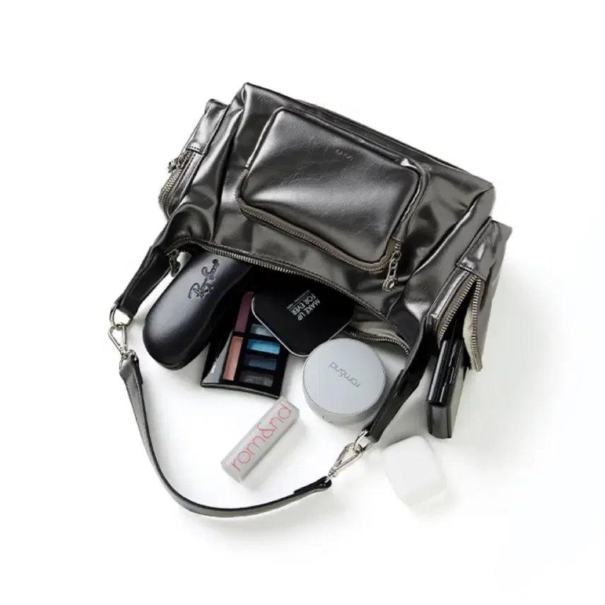 [BUNJANG] Donkie Enoc Shoulder Bag Black Silver / [블랙실버] donkie 돈키 에넉 숄더백