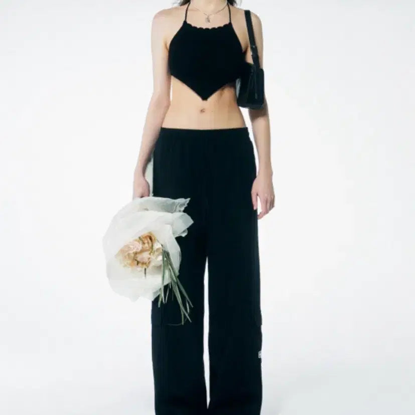 [BUNJANG] Sculptor Linen Cargo Pants Black Small / 스컬프터 린넨 카고 팬츠 블랙 s