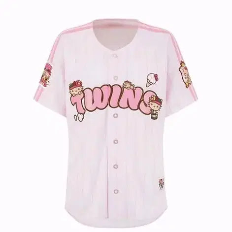 [BUNJANG] LG Twins Hello Kitty Tanning Collaboration Pink Pop Uniform XL / XL 엘지트윈스 태닝키티 헬로키티 유니폼
