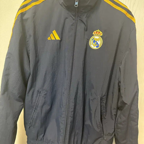 [BUNJANG] Adidas Real Madrid Anthem Jacket Legend Ink / 아디다스 레알마드리드