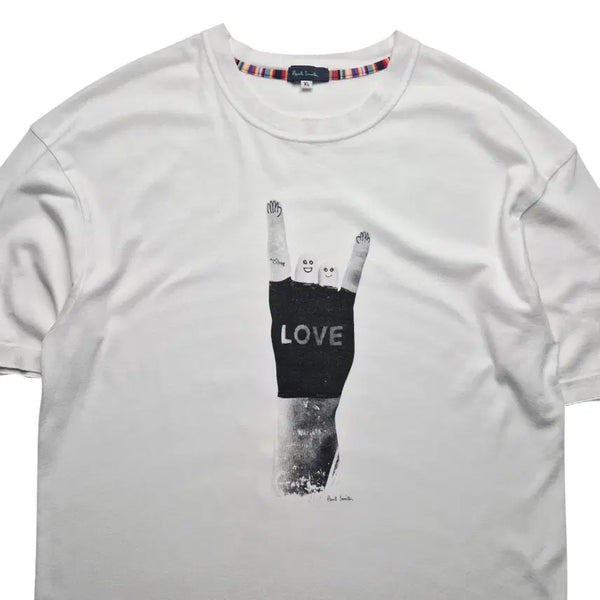[BUNJANG] Paul Smith 00s Graphic T-Shirt (White, Size XL/L) / [3일간 20%할인] [L] 폴스미스 00s 그래픽 티셔츠 JPN