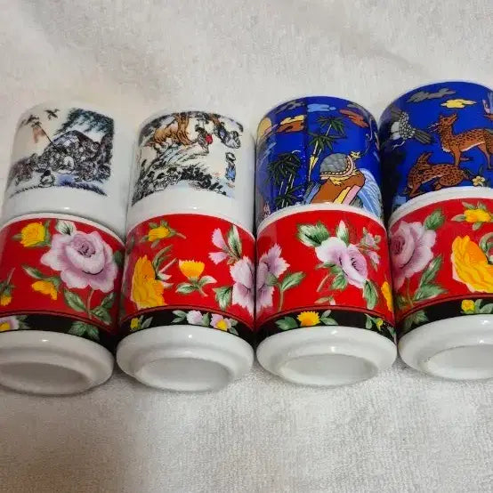 [BUNJANG] Traditional Korean Soju Shot Glasses (Set of 4) / 전통 소주잔 8