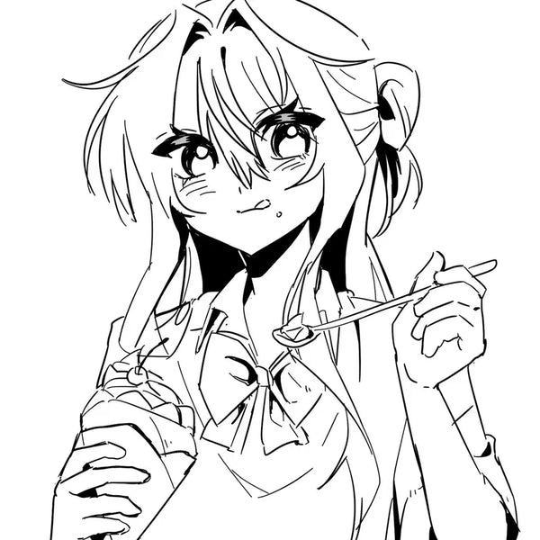 [BUNJANG] Custom Art Commission (Black & White Type) / 그림커미션