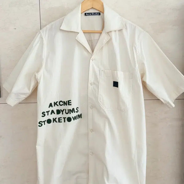 [BUNJANG] Acne Studios Embroidered Cotton Shirt XS / 아크네스튜디오 자수셔츠 XS