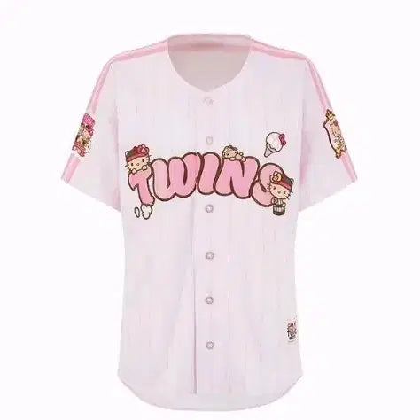 [BUNJANG] LG Twins Hello Kitty Collaboration Pink Pop Uniform (Size L) / (L) 엘지트윈스 태닝키티 헬로키티 콜라보 핑크 팝 유니폼