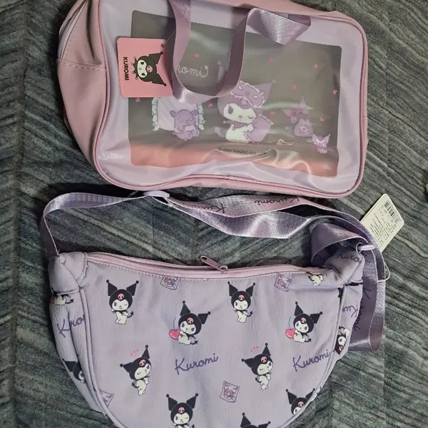 [BUNJANG] Sanrio Kuromi Transparent Water Play Bag / Crossbody Bag / [급전] 산리오 쿠로미 물놀이가방 , 크로스백