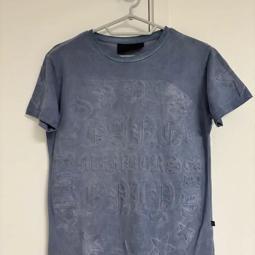 [BUNJANG] Philipp Plein Gang Members Only Garment Dyed T-Shirt M / [정품] 필립플레인 갱맴버스온리 가먼트다잉 반팔티 M
