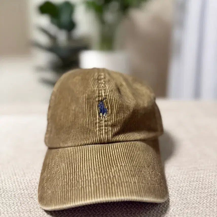 [BUNJANG] Polo Ralph Lauren Corduroy Ball Cap Beige / 폴로 랄프로렌 코듀로이 볼캡 베이지