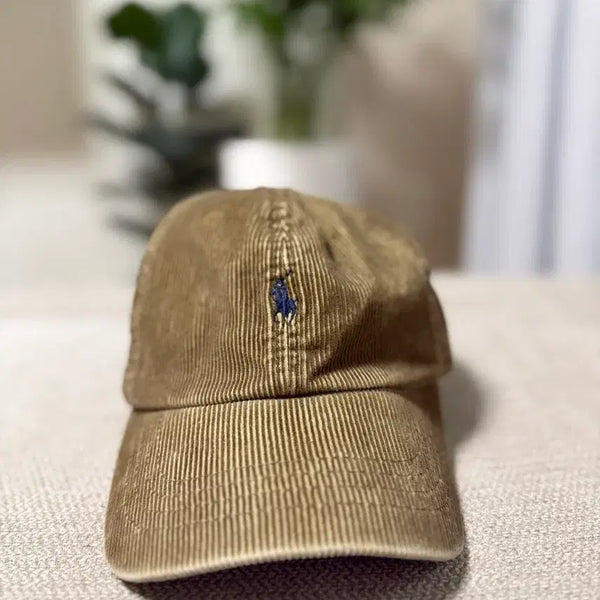 [BUNJANG] Polo Ralph Lauren Corduroy Ball Cap Beige / 폴로 랄프로렌 코듀로이 볼캡 베이지