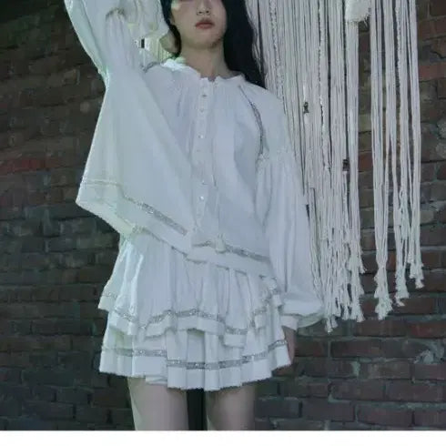 [BUNJANG] Fleta Beads Two-Piece Set / 플레따 비즈 투피스