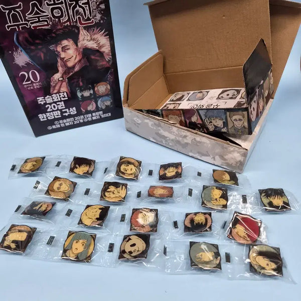 [BUNJANG] Jujutsu Kaisen Vol. 20 Limited Edition Pin Badge Set / 주술회전 20권 한정판 핀 배지