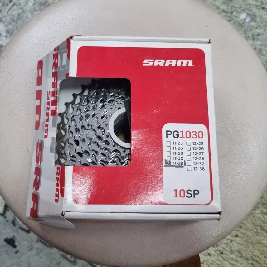 [BUNJANG] SRAM PG1030 Cassette 10-Speed 11-36T / SRAM pg1030 스프라켓