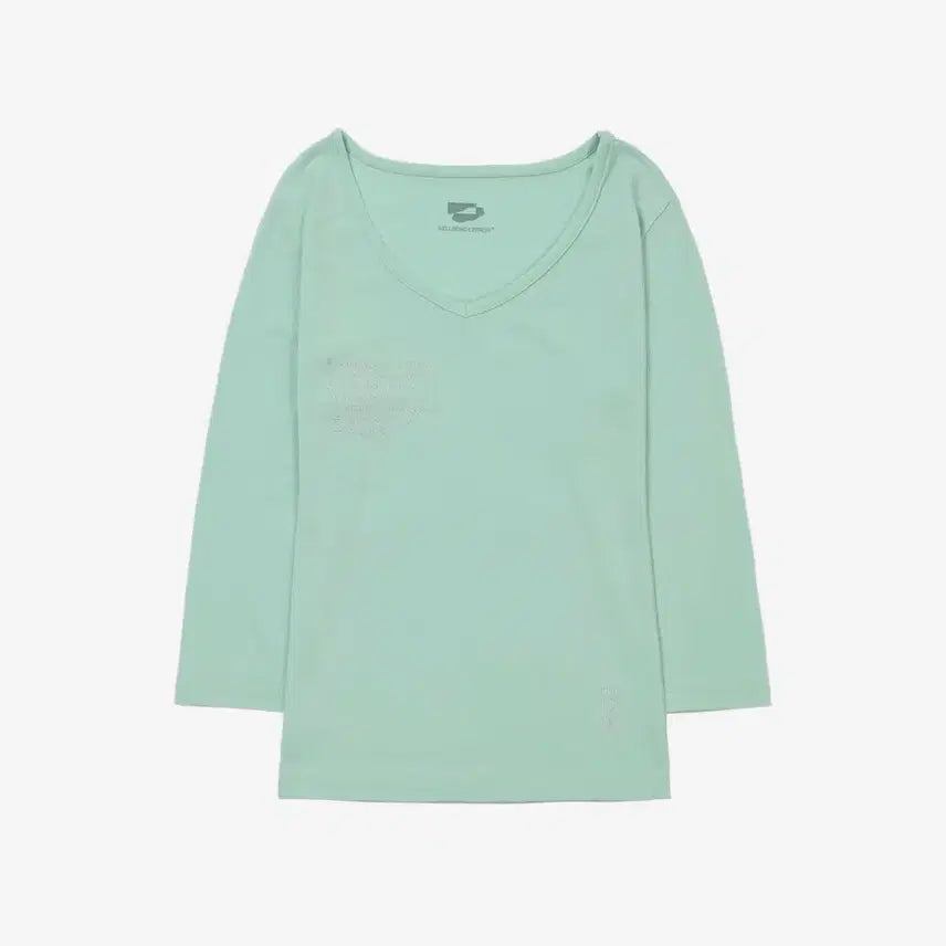 [BUNJANG] Wellbeing Express V-Neck 3/4 Sleeve Top / 웰빙익스프레스 V neck 3/4 sleeve Mint 브이넥 7부티