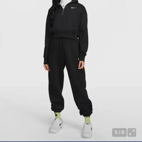 [BUNJANG] Nike Women's Phoenix Fleece Training Set Top & Bottom / 나이키 여성 피닉스 플리스 트레이닝복 상하 세트