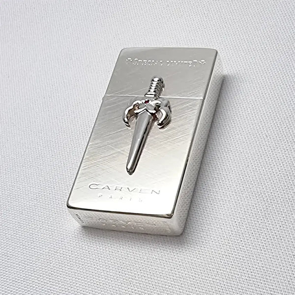 [BUNJANG] Korean Made Oil Lighter Slim Size Silver Plated Unused / 국산 오일라이터 미사용 새제품 슬림사이즈