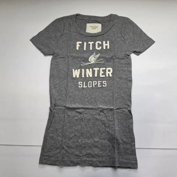 [BUNJANG] Abercrombie & Fitch Grey Short Sleeve T-Shirt (New) / 아베크롬비앤피치 그레이 반팔 티셔츠 새상품