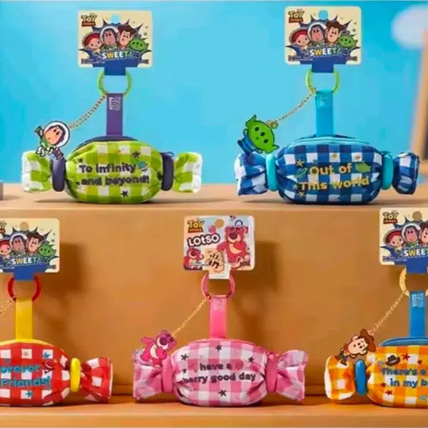 [BUNJANG] Toy Story Candy Pouch Keychain / 토이스토리 사탕모양 캔디 파우치 키링