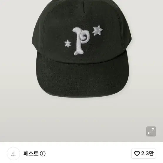 [BUNJANG] Festo Shine Cap Dark Moss / 페스토 샤인 캡 다크모스