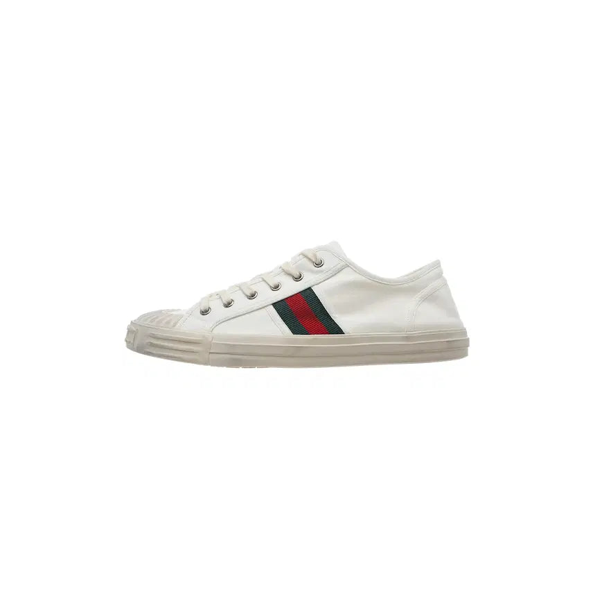 [BUNJANG] Gucci Web Detail Sneakers White / 구찌 스니커즈 웹 디테일 화이트