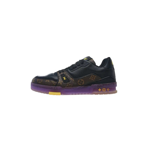 [BUNJANG] Louis Vuitton Monogram LV Trainer Sneakers Purple / 루이비통 LV 트레이너 스니커즈 모노그램 퍼플