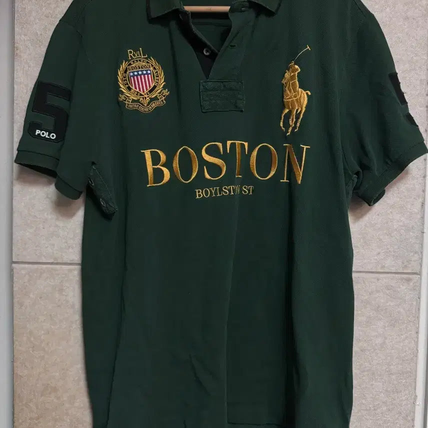 [BUNJANG] Polo Ralph Lauren Big Pony Boston Polo T-Shirt / 폴로 빅포니 보스턴 pk티