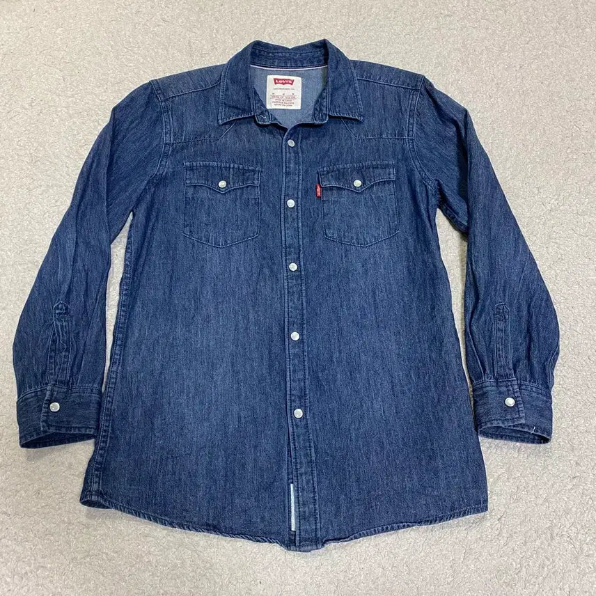 [BUNJANG] Levi's Kids Denim Shirt (Size 10-12) / 리바이스 키즈 아동 데님 셔츠 10-12