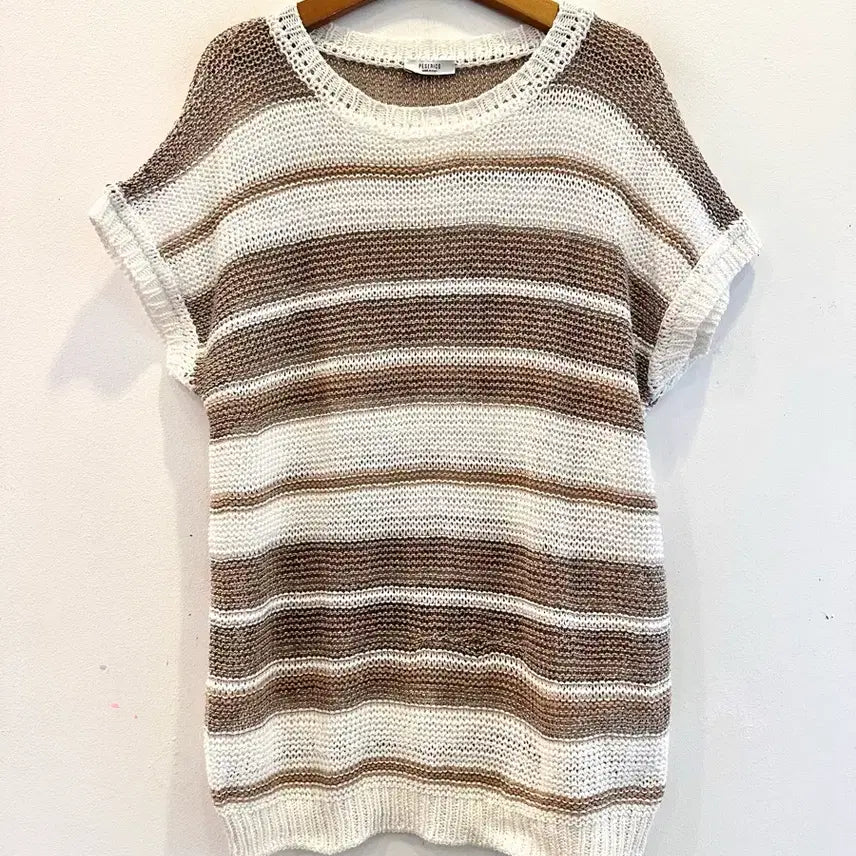 [BUNJANG] Peserico Linen Summer Knit Bronze / 55~66) 페세리코 린넨 썸머니트 판매합니다!