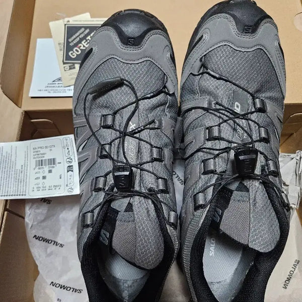 [BUNJANG] Salomon XA Pro 3D Gore-Tex "Futer Black Silver Cloud" - Size 275 / 살로몬 XA 프로 3D 고어텍스 퓨터 블랙 실버 클라우드 275사이즈