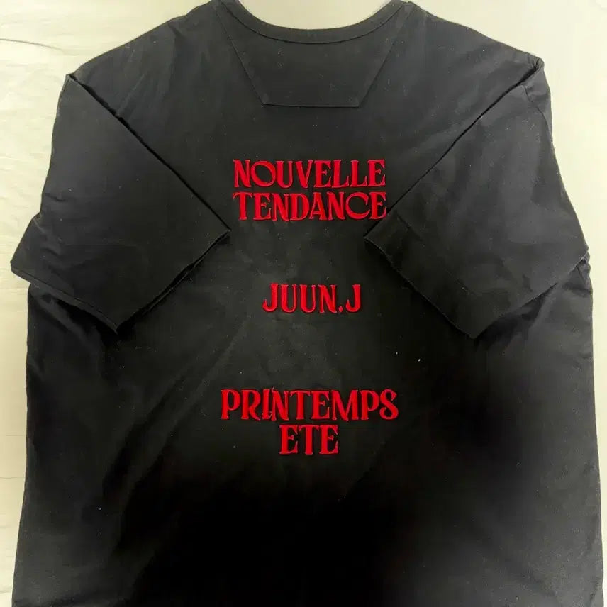 [BUNJANG] JUUN.J 21SS Oversized Short-Sleeve T-Shirt / 준지 21ss 오버핏 반팔티셔츠