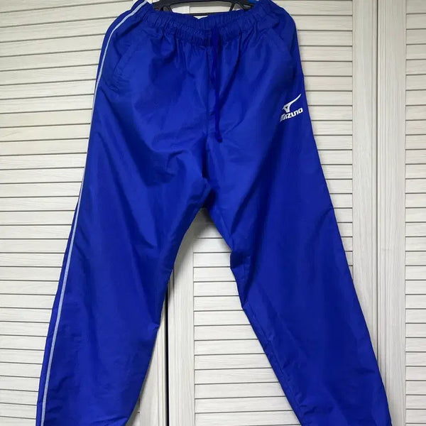[BUNJANG] Mizuno Japan Training Pants Blue / 미즈노 제팬 트레이닝 팬츠 블루