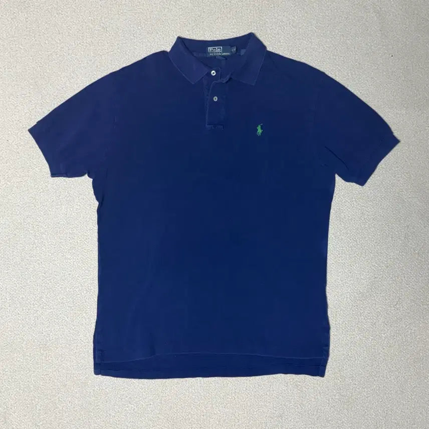 [BUNJANG] Polo Ralph Lauren L Blue Short Sleeve Polo Shirt / 폴로 랄프로렌 L 블루 반팔 카라티