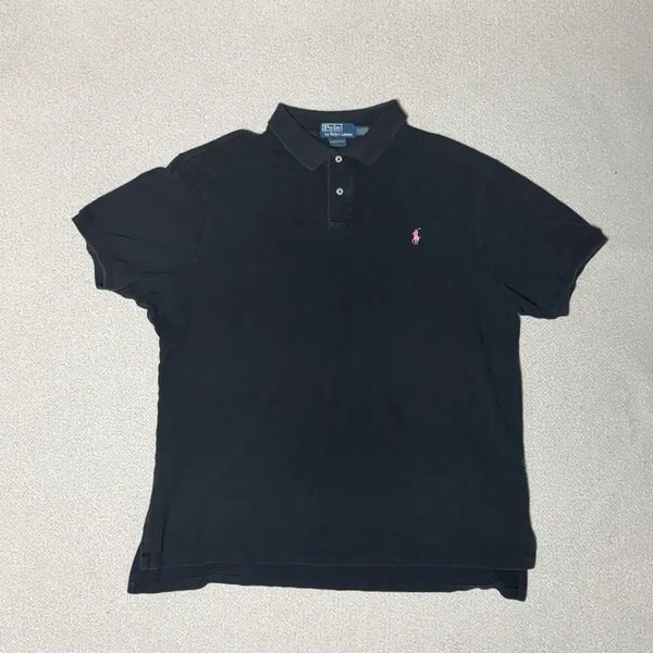 [BUNJANG] Polo Ralph Lauren XXL Black Short Sleeve Polo Shirt / 폴로 랄프로렌 XXL 블랙 반팔 카라티