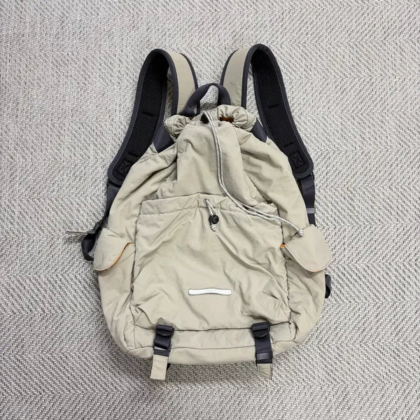 [BUNJANG] 로우로우 Padded Backpack Khaki / 로우로우 패디드 카키 백팩