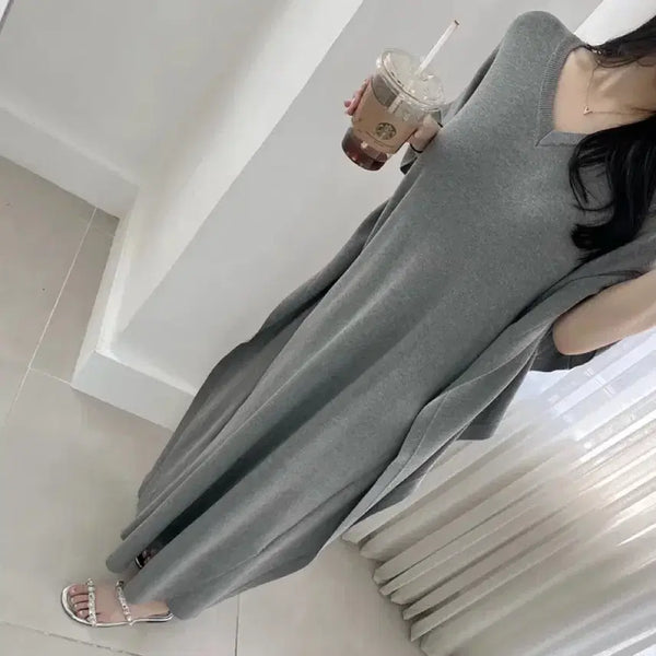 [BUNJANG] Loose Fit Maxi Dress Black / 루즈핏 맥시원피스 블랙(새상품)