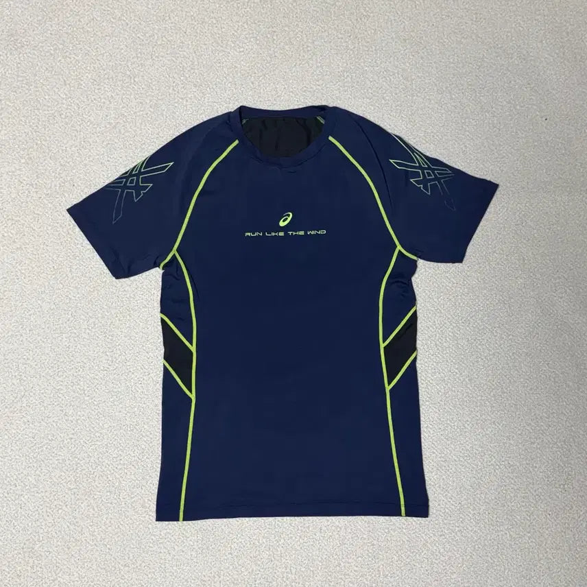 [BUNJANG] Asics Running Short Sleeve T-Shirt / 아식스 러닝 반팔 사이즈 대략 S