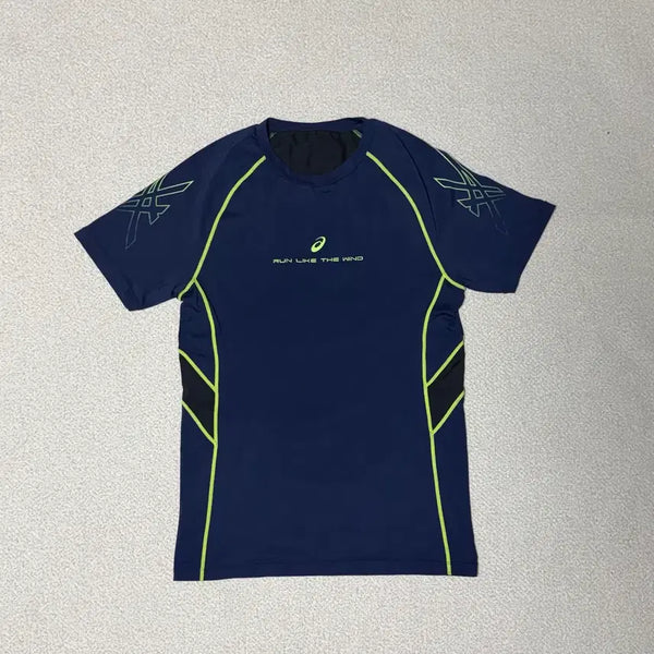 [BUNJANG] Asics Running Short Sleeve T-Shirt / 아식스 러닝 반팔 사이즈 대략 S