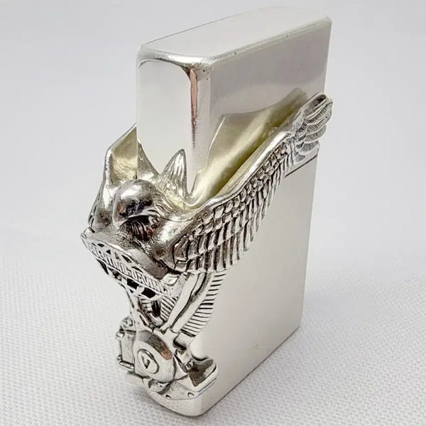 [BUNJANG] Korean Made Mini Oil Lighter Eagle Emblem Unused / 국산 미니 오일라이터 독수리 엠블럼 미사용 새제품