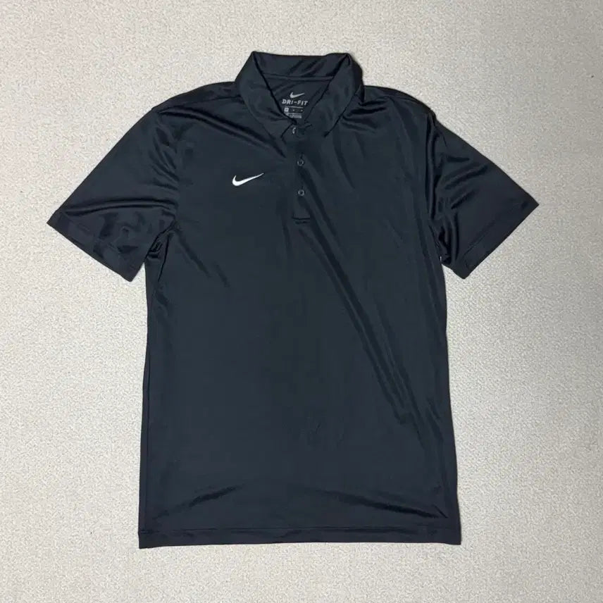 [BUNJANG] Nike M Black Short Sleeve Polo Shirt / 나이키 M 검정 반팔 카라티
