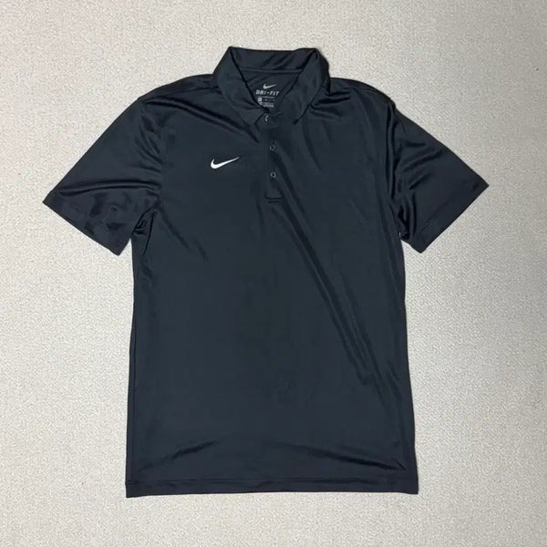 [BUNJANG] Nike M Black Short Sleeve Polo Shirt / 나이키 M 검정 반팔 카라티