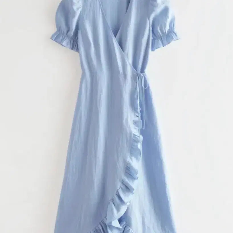[BUNJANG] And Other Stories Ruffle Wrap Dress / 앤아더스토리즈 프릴 랩원피스