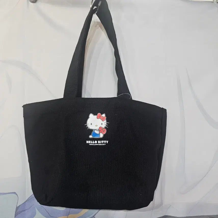 [BUNJANG] Hello Kitty 50th Anniversary Mini Eco Bag / 헬로키티 50주년 기념 미니  에코백