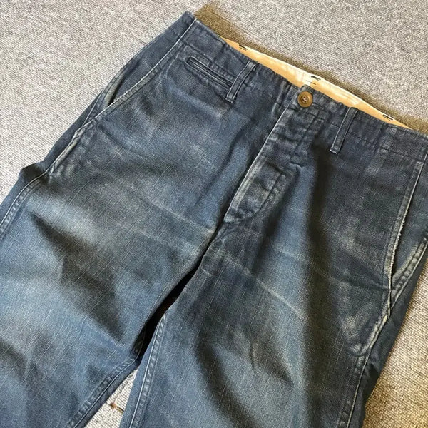 [BUNJANG] Visvim Social Sculpture Denim Chino Pants Size 2 / [2] 비즈빔 소셜스컬프 데님치노팬츠