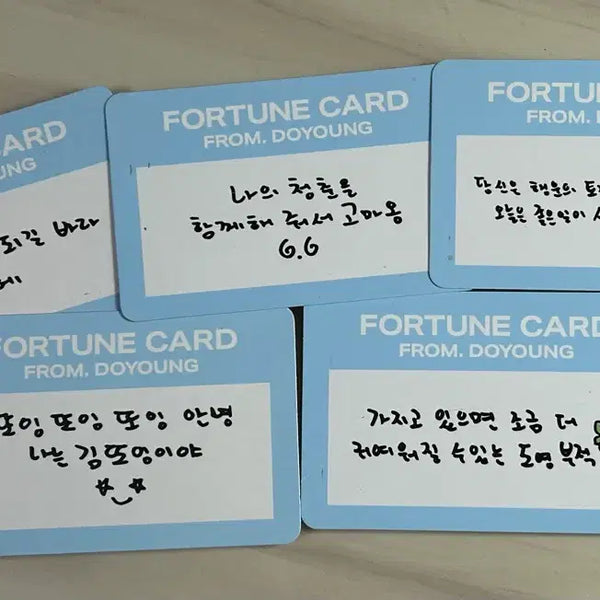 [BUNJANG] NCT Do Young Dear Youth Concert Fortune Scratch Card Bundle Set / NCT 도영 dear youth 콘서트 포츈 스크래치 카드 일괄