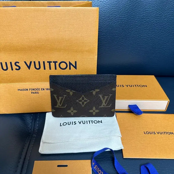 [BUNJANG] Louis Vuitton Monogram Macassar Neo Card Holder / [새거급] 루이비통 모노그램 마카사르 네오 카드지갑