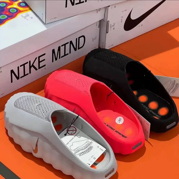 [BUNJANG] Nike Mind001 Pregain Mule Slippers - Red / 나키 마인드001 프리게인 뮬 슬리퍼 레드