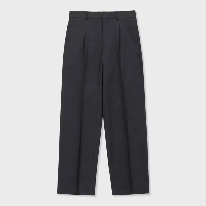 [BUNJANG] Atelier Del Dio Tropical Wool Tailored Pants Charcoal Grey L / [새상품] 아틀리에 델디오 - TROPICAL WOOL TAILORED
