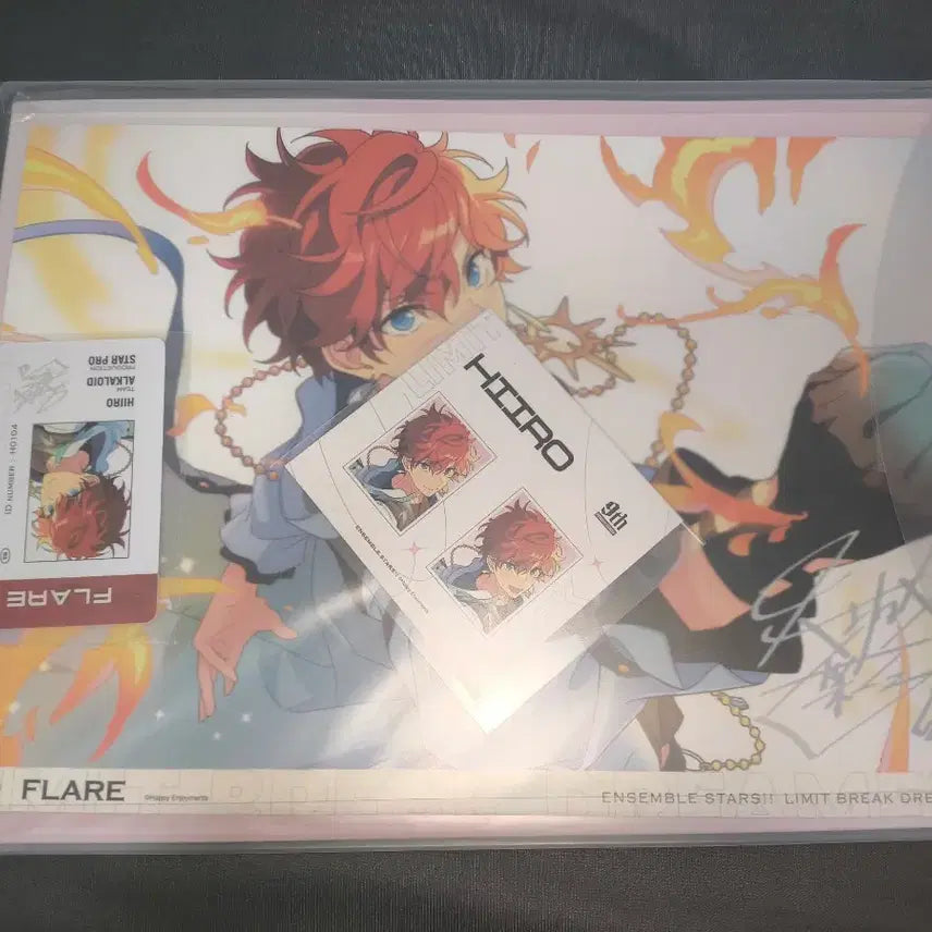 [BUNJANG] Ensemble Stars! 9th Anniversary Hiiro Jimi Poster Card Holder Set / 앙스타 9주년 히이로 증사 포스터 카드 홀더 세트 중스타