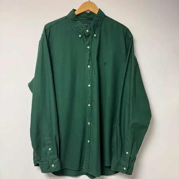 [BUNJANG] Polo Ralph Lauren Classic Fit Oxford Shirt Green 3XL / 폴로랄프로렌 클래식핏 옥스포드 셔츠 그린 3XL