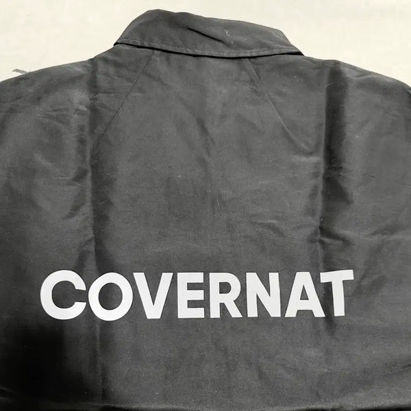 [BUNJANG] Covernat Coach Jacket Black / 커버낫 코치 자켓 블랙
